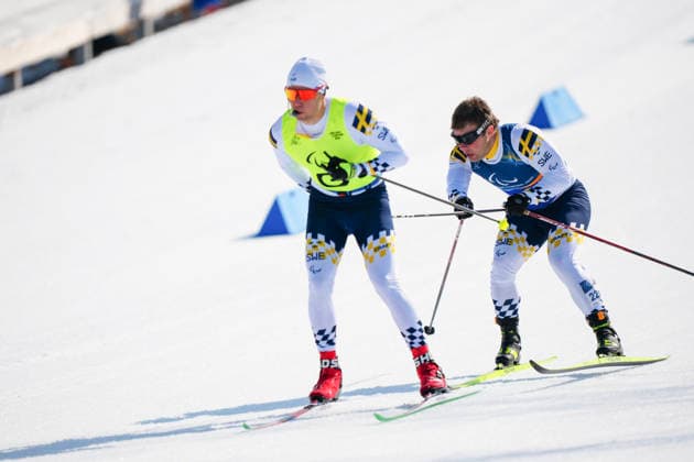 VAL DI FIEMME, ITALY 20260310 Sweden s Zebastian Modin during the men s cross-country skiing sprint, classic style, at the Tesero Cross-Country Skiing Stadium in Val di Fiemme, Italy. VAL DI FIEMME ITALY x10500x *** VAL DI FIEMME, ITALY 20260310 Sweden s Zebastian Modin during the men s cross country skiing sprint, classic style, at the Tesero Cross Country Skiing Stadium in Val di Fiemme, Italy VAL DI FIEMME ITALY x10500x  Copyright: xOscarxOlsson ParasportxSverigex TTx PARALYMPICS 2026 CROSS-COUNTRY SKIING