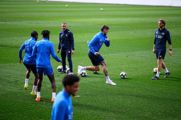 LEVERKUSEN, GERMANY - 10 MARCH, 2026: Robert Andrich - Practice. The match of UEFA Champions League Bayer Leverkusen vs Arsenal London at BayArena.  Copyright: xVitaliixKliuievx