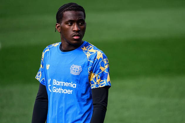 LEVERKUSEN, GERMANY - 10 MARCH, 2026: Emmanuel Chigozie Owen - Practice. The match of UEFA Champions League Bayer Leverkusen vs Arsenal London at BayArena.  Copyright: xVitaliixKliuievx