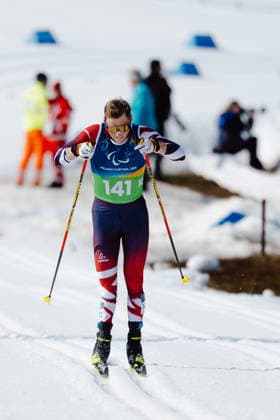 PARALYMPICS - Winter Paralympics Milano Cortina 2026 TESERO,ITALY,10.MAR.26 - PARALYMPICS, CROSS COUNTRY SKIING - Paralympic Winter games, Winterspiele,Spiele, Summer games Milano Cortina 2026, sprint, men. Image shows Stefan Egger-Riedmueller (AUT).  GEPAxpictures xMatthiasxTrinkl