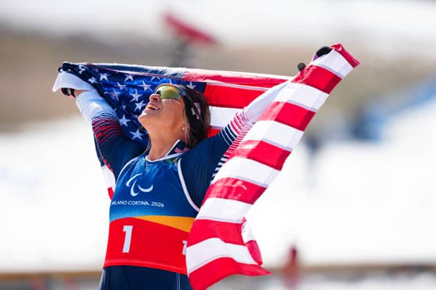 VAL DI FIEMME, ITALY 20260310 USA s Oksana Masters takes gold in the women s cross-country skiing, sitting sprint, at the Tesero Cross-Country Skiing Stadium in Val di Fiemme, Italy. VAL DI FIEMME ITALY x10500x *** VAL DI FIEMME, ITALY 20260310 USA s Oksana Masters takes gold in the women s cross country skiing, sitting sprint, at the Tesero Cross Country Skiing Stadium in Val di Fiemme, Italy VAL DI FIEMME ITALY x10500x  Copyright: xOscarxOlsson ParasportxSverigex TTx PARALYMPICS 2026 CROSS-COUNTRY SKIING