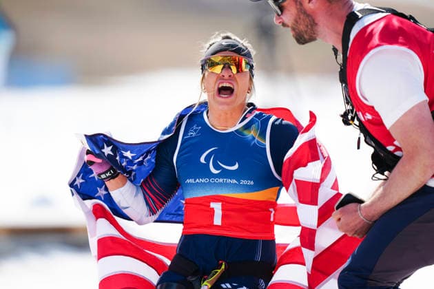 VAL DI FIEMME, ITALY 20260310 USA s Oksana Masters takes gold in the women s cross-country skiing, sitting sprint, at the Tesero Cross-Country Skiing Stadium in Val di Fiemme, Italy. VAL DI FIEMME ITALY x10500x *** VAL DI FIEMME, ITALY 20260310 USA s Oksana Masters takes gold in the women s cross country skiing, sitting sprint, at the Tesero Cross Country Skiing Stadium in Val di Fiemme, Italy VAL DI FIEMME ITALY x10500x  Copyright: xOscarxOlsson ParasportxSverigex TTx PARALYMPICS 2026 CROSS-COUNTRY SKIING