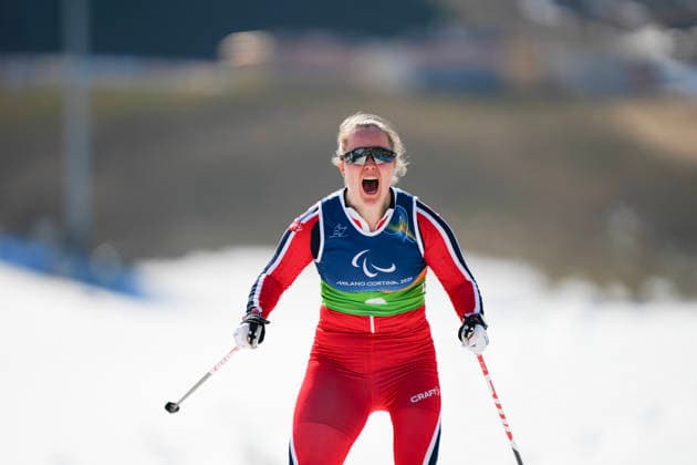 VAL DI FIEMME, ITALY 20260310 Norway s Vilde Nilsen takes gold in the women s cross-country skiing sprint, classic style, at the Tesero Cross-Country Skiing Stadium in Val di Fiemme, Italy. *** The image is included in the SPORTS PACKAGE. For others PAYMENT IMAGE *** VAL DI FIEMME ITALY x10500x *** VAL DI FIEMME, ITALY 20260310 Norway s Vilde Nilsen takes gold in the women s cross country skiing sprint, classic style, at the Tesero Cross Country Skiing Stadium in Val di Fiemme, Italy The image is included in the SPORTS PACKAGE For others PAYMENT IMAGE VAL DI FIEMME ITALY x10500x  Copyright: xOscarxOlsson ParasportxSverigex TTx PARALYMPICS 2026 CROSS-COUNTRY SKIING