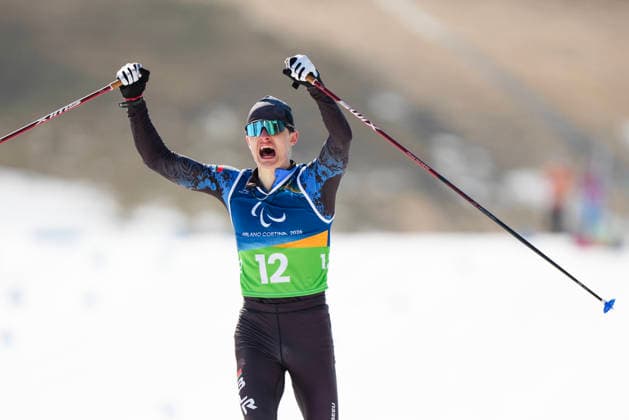 VAL DI FIEMME, ITALY 20260310 Belarusian Raman Svirydzenka takes gold in the men s cross-country skiing sprint, classic style, at the Tesero Cross-Country Skiing Stadium in Val di Fiemme, Italy. *** The image is included in the SPORTS PACKAGE. For others PAYMENT IMAGE *** VAL DI FIEMME ITALY x10500x *** VAL DI FIEMME, ITALY 20260310 Belarusian Raman Svirydzenka takes gold in the men s cross country skiing sprint, classic style, at the Tesero Cross Country Skiing Stadium in Val di Fiemme, Italy The image is included in the SPORTS PACKAGE For others PAYMENT IMAGE VAL DI FIEMME ITALY x10500x  Copyright: xOscarxOlsson ParasportxSverigex TTx PARALYMPICS 2026 CROSS-COUNTRY SKIING