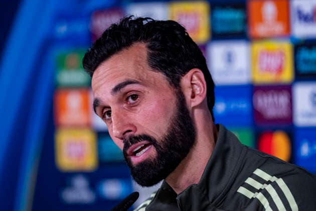 Real Madrid CF Training Session And press conference, PK, Pressekonferenz - UEFA Champions League 2025 26 Round of 16 First Leg MADRID, SPAIN - MARCH 10: Alvaro Arbeloa, head coach of Real Madrid, speaks during the Training Session and Press Conference ahead of the UEFA Champions League 2025 26 Round of 16 First Leg against Manchester City FC at Ciudad Real Madrid on March 10, 2026 in Madrid, Spain. (Photo by Alberto Gardin Eurasia Images Getty Images) Madrid Estadio Santiago Bernabeu Spain Copyright: xEurasiaxSportxImagesx ag6_rea_mad_press_10Mar2026_md_0636