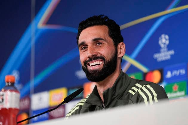 March 10, 2026, Valdebebas, Madrid, Spain: Alvaro Arbeloa attends his press conference, PK, Pressekonferenz during the training day of Real Madrid ahead the UEFA Champions League 2025 26, Round of 16 first leg, football match against Manchester City at Ciudad Deportiva Real Madrid on March 10, 2026, in Valdebebas, Madrid, Spain. Real Madrid Training And Press Conference - UEFA Champions League 2025 26 Round Of 16 First Leg  - ZUMAa181 20260310_zaa_a181_019 Copyright: xOscarxJ.xBarrosox