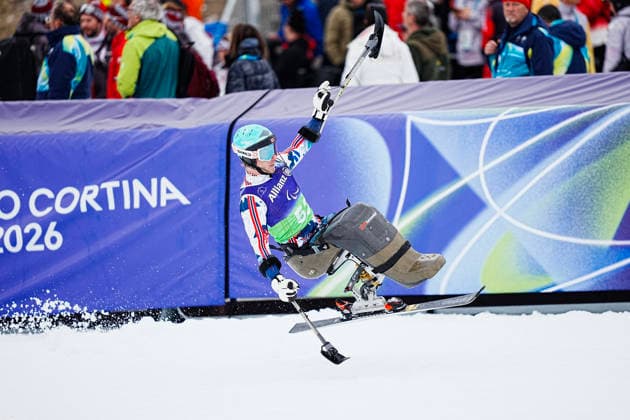 CORTINA, ITALIEN 20260310 Norges Magnus Valo Balchen under herrarnas alpin kombination, sittande, i Paralympics pa Tofane Alpine Skiing Centre i Cortina, Italien. *** Bilden ingar i SPORTPAKET. För övriga BETALBILD *** CORTINA ITALIEN x9200x *** CORTINA, ITALY 20260310 Norways Magnus Valo Balchen during the mens Alpine Combined, sitting, in the Paralympics at the Tofane Alpine Skiing Centre in Cortina, Italy Picture in SPORT PACKAGE For others PAY PICTURE CORTINA ITALY x9200x  Copyright: xBjörnxLarssonxRosvall TTx PARALYMPICS 2026 ALPIN KOMBINATION