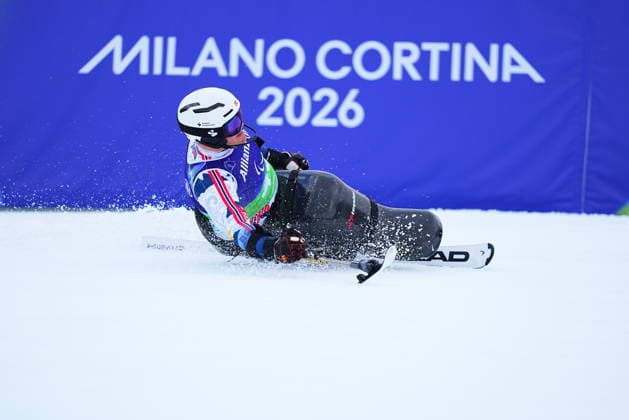 CORTINA, ITALY 20260310 Norway s Jesper Pedersen during the men s alpine combined, slalom race, in the Paralympics at the Tofane Alpine Skiing Centre in Cortina, Italy. *** The image is included in the SPORTS PACKAGE. For others PAY IMAGE *** CORTINA ITALY x10050x *** CORTINA, ITALY 20260310 Norway s Jesper Pedersen during the men s alpine combined, slalom race, in the Paralympics at the Tofane Alpine Skiing Centre in Cortina, Italy The image is included in the SPORTS PACKAGE For others PAY IMAGE CORTINA ITALY x10050x  Copyright: xMagnusxLejhall ParasportxSverigex TTx PARALYMPICS 2026 ALPINE COMBINATION