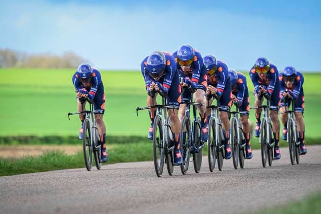 Paris Nice 2026 Stage 3 POUILLY-SUR-LOIRE, FRANCE - MARCH 10 : during stage 3 of the 84th edition of Paris - Nice an UCI World Tour 2.UWT Team Time Trial stage for Men Elite of 23.5 km with start in Cosne-Cours-sur-Loire and finish in Pouilly-sur-Loire on March 10, 2026 in Pouilly-sur-Loire, France, 10 03 2026 ( Motordriver Guy De Vuyst - Pouilly-sur-Loire France  Copyright: xNicoxVereeckenx