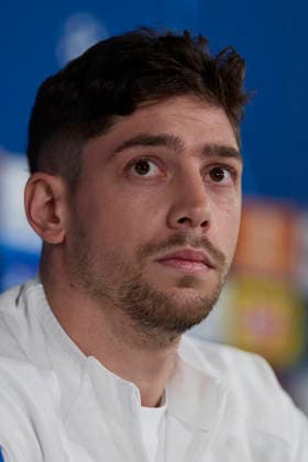 March 10, 2026, Madrid, Spain: Federico Valverde of Real Madrid CF attends a press conference, PK, Pressekonferenz during the training session at Ciudad Real Madrid, on the eve of the UEFA Champions League 2025 2026 Round of 16 first leg football match between Real Madrid CF and Manchester City. Real Madrid CF Training Session And Press Conference In Spain - 10 Mar 2026  - ZUMAs197 20260310_aaa_s197_035 Copyright: xFedericoxTitonex