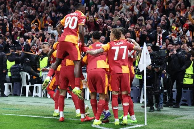 ISTANBUL, TURKEY, MAR. 10, 2026 SOCCER UEFA CHAMPIONS LEAGUE ROUND OF 16 1ST LEG, GALATASARAY vs. LIVERPOOL celebrates his team galatsaray first goal ISTANBUL ISTANBUL, TURKEY RAMS Park RAMS Park, Istanbul TURKEY