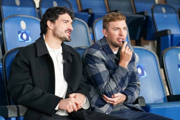 Italien: Fussball UEFA Champions League 2025 - 2026, Achtelfinale - Atalanta Bergamo vs FC Bayern München - New Balance Arena (Bergamo): Mats Hummels und Christoph Kramer treten gemeinsam als Experten bei Amazon Prime Video auf Copyright: xJOERANxSTEINSIEKx