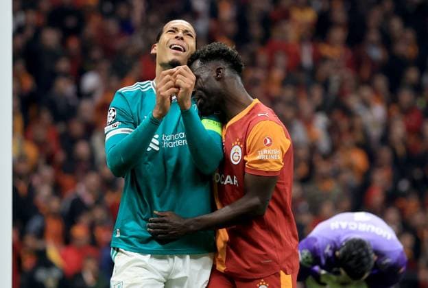 Virgil van Dijk of Liverpool reacts after having a second goal disallowed Galatasaray v Liverpool, UEFA Champions League, Round of 16, First Leg, Football, RAMS Park, Istanbul, Turkiye - 10 Mar 2026Istanbul RAMS Park Turkey EDITORIAL USE ONLY No use with unauthorised audio, video, data, fixture lists, club league logos or live services. Online in-match use limited to 120 images, no video emulation. No use in betting, games or single club league player publications. Copyright: xGeorgexTewkesbury Shutterstockx 16740258bl