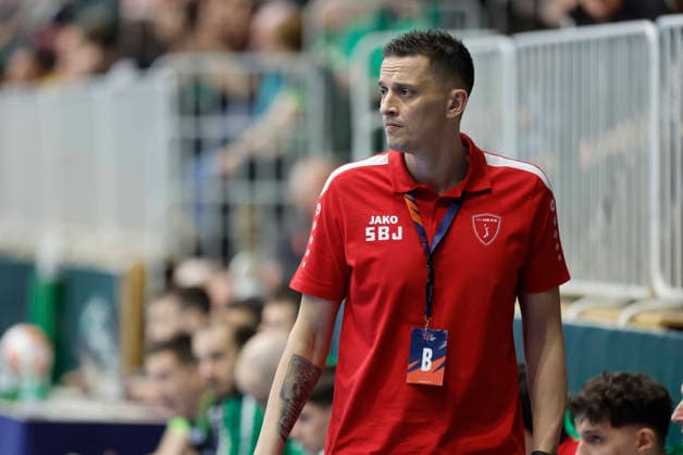 RK Nexe v Recken v TSV Hannover-Burgdorf - EHF European League Men 2025 2026 NASICE, CROATIA - MARCH 10: Coach Sasa Barisic Jaman of RK Nexe during the EHF European League Men 2025 2026 match between RK Nexe and Recken - TSV Hannover-Burgdorf at Sports Hall King Tomislav on March 10, 2026 in Nasice, Croatia.  DavorxJavorovic PIXSELL