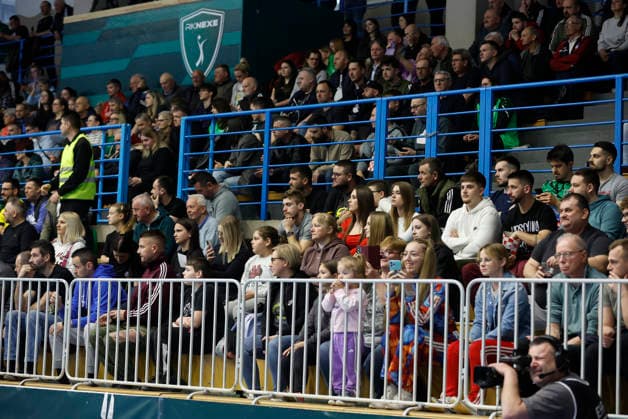 RK Nexe v Recken v TSV Hannover-Burgdorf - EHF European League Men 2025 2026 NASICE, CROATIA - MARCH 10: Fans during the EHF European League Men 2025 2026 match between RK Nexe and Recken - TSV Hannover-Burgdorf at Sports Hall King Tomislav on March 10, 2026 in Nasice, Croatia.  DavorxJavorovic PIXSELL