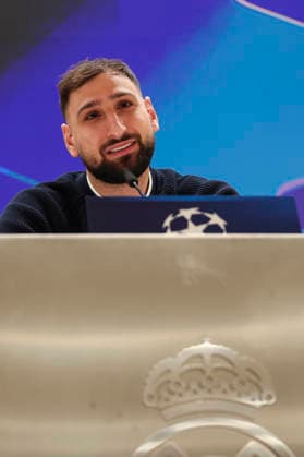 March 10, 2026, Madrid, Madrid, Spain: Gianluigi Donnarumma, attends the press conference, PK, Pressekonferenz of Manchester City ahead the UEFA Champions League 2025 26, Round of 16 first leg, football match against Real Madrid at Santiago Bernabeu stadium on March 10, 2026, in Madrid, Spain. Manchester City Press Conference - UEFA Champions League 2025 26 Round Of 16 First Leg - ZUMAa181 20260310_zaa_a181_054 Copyright: xIrinaxR.xHipolitox