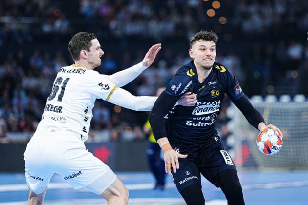 Hendrik Pekeler (THW Kiel, 61), Marco Grgic (SG Flensburg-Handewitt, 17) GER, THW Kiel vs. SG Flensburg-Handewitt, Handball, EHF European League, Hauptrunde, Saison 2025 2026, 10.03.2026 GER, THW Kiel vs. SG Flensburg-Handewitt, Handball, EHF European League, Hauptrunde, Saison 2025 2026, 10.03.2026 Kiel Copyright: xEibner-Pressefoto MarcelxvonxFehrnx EP_MFN