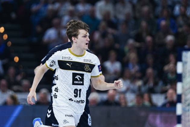 Torjubel Bence Imre (THW (THW Kiel, 91) GER, THW Kiel vs. SG Flensburg-Handewitt, Handball, EHF European League, Hauptrunde, Saison 2025 2026, 10.03.2026 GER, THW Kiel vs. SG Flensburg-Handewitt, Handball, EHF European League, Hauptrunde, Saison 2025 2026, 10.03.2026 Kiel Copyright: xEibner-Pressefoto MarcelxvonxFehrnx EP_MFN