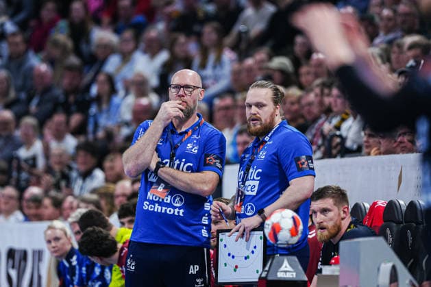 Ales Pajovic (SG Flensburg-Handewitt, Trainer) GER, THW Kiel vs. SG Flensburg-Handewitt, Handball, EHF European League, Hauptrunde, Saison 2025 2026, 10.03.2026 GER, THW Kiel vs. SG Flensburg-Handewitt, Handball, EHF European League, Hauptrunde, Saison 2025 2026, 10.03.2026 Kiel Copyright: xEibner-Pressefoto MarcelxvonxFehrnx EP_MFN