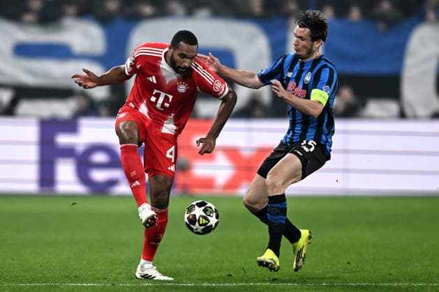 Db Bergamo 10 03 2026 - Champions League Atalanta-Bayern Monaco foto Daniele Buffa Image nella foto: Jonathan Tah-Marten De Roon 