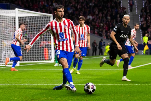 Atletico de Madrid v Tottenham Hotspur FC - UEFA Champions League 2025 26 Round of 16 Atletico de Madrid v Tottenham Hotspur FC - UEFA Champions League 2025 26 Round of 16 First Leg match Marc Pubill player of Atletico de Madrid during the UEFA Champions League 2025 26 Round of 16 First Leg match between Atletico de Madrid and Tottenham Hotspur FC at Estadio Riyadh Air Metropolitano on March 10, 2026 in Madrid, Spain. Madrid Madrid Spain Copyright: xALEJANDROxMATIASx
