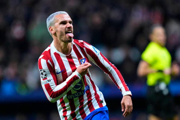 UEFA Champions League 2025 26 Round of 16 First Leg match between Atletico de Madrid and Tottenham Hotspur FC Antoine Griezmann of Atletico de Madrid celebrates goal during UEFA Champions League 2025 26 Round of 16 First Leg match between Atletico de Madrid and Tottenham Hotspur FC at Estadio Civitas Metropolitano on March 10, 2026 in Madrid, Spain Madrid EDITORIAL USE ONLY Copyright: xx x dpphotos201224
