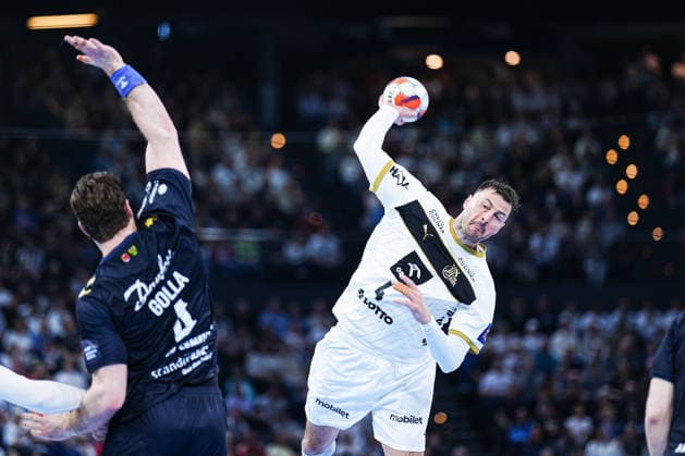 Wurf Tor Domagoj Duvnjak (THW Kiel, 04) GER, THW Kiel vs. SG Flensburg-Handewitt, Handball, EHF European League, Hauptrunde, Saison 2025 2026, 10.03.2026 GER, THW Kiel vs. SG Flensburg-Handewitt, Handball, EHF European League, Hauptrunde, Saison 2025 2026, 10.03.2026 Kiel Copyright: xEibner-Pressefoto MarcelxvonxFehrnx EP_MFN