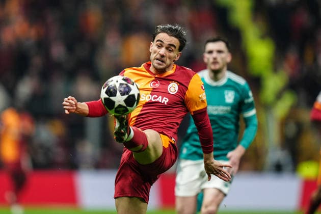 Galatasaray v Liverpool - UEFA Champions League ISTANBUL, TURKIYE - MARCH 10: Yunus Akgun of Galatasaray in action during the UEFA Champions League round of 16 play-off first leg match between Galatasaray and Liverpool at RAMS Park in Istanbul, Turkiye, on March 10, 2026. Hakan Akgun Anadolu Istanbul Turkey. Editorial use only. Please get in touch for any other usage.  Copyright: x2026xAnadoluxHakanxAkgunx