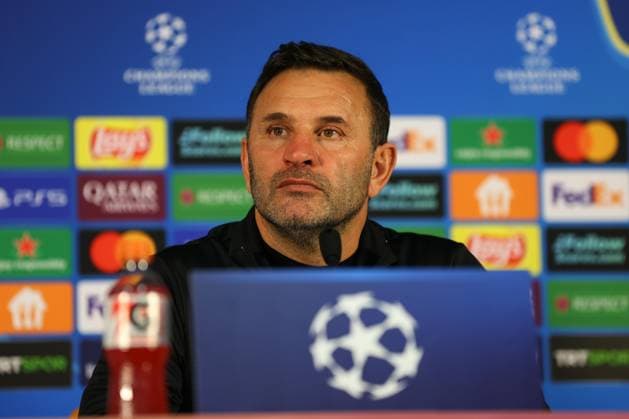 Galatasaray head coach Okan Buruk ISTANBUL, TURKIYE - MARCH 10: Galatasaray head coach Okan Buruk speaks during a press conference, PK, Pressekonferenz after the UEFA Champions League round of 16 play-off first leg match between Galatasaray and Liverpool at RAMS Park in Istanbul, Turkiye, on March 10, 2026. Cem Hasret Tekkesinoglu Anadolu Istanbul Turkey. Editorial use only. Please get in touch for any other usage.  Copyright: x2026xAnadoluxCemxHasretxTekkesinoglux