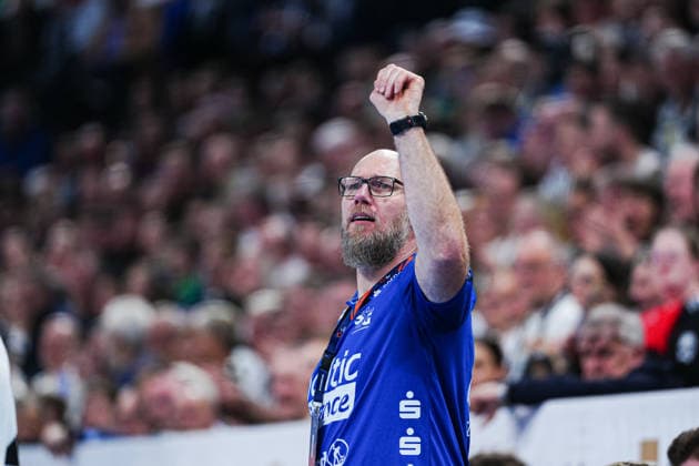 Ales Pajovic (SG Flensburg-Handewitt, Trainer) GER, THW Kiel vs. SG Flensburg-Handewitt, Handball, EHF European League, Hauptrunde, Saison 2025 2026, 10.03.2026 GER, THW Kiel vs. SG Flensburg-Handewitt, Handball, EHF European League, Hauptrunde, Saison 2025 2026, 10.03.2026 Kiel Copyright: xEibner-Pressefoto MarcelxvonxFehrnx EP_MFN