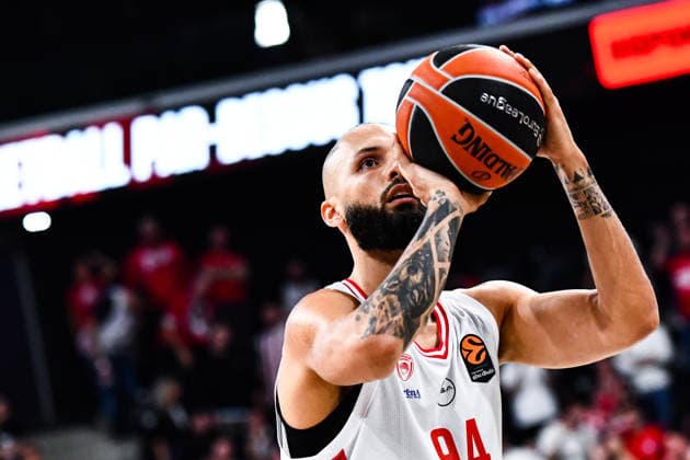 BASKET : Paris Basketball vs Olympiakos - Euroligue - JournÃ e 30 - 10 03 26 Evan Fournier (Olympiakos) ParisFrance  Copyright: xBaptistexAutissierx