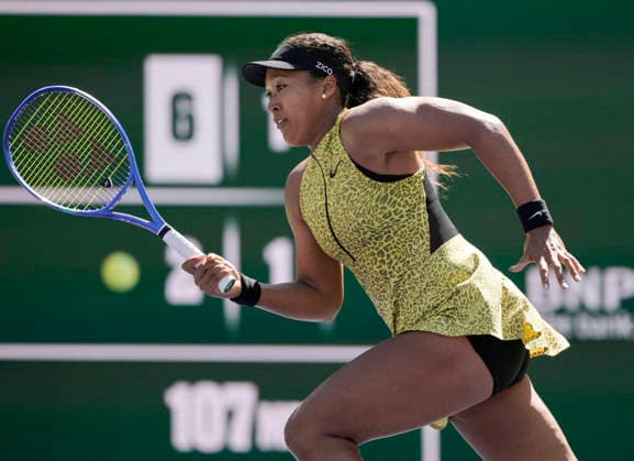 March 10, 2026 Naomi Osaka (JPN) in action against Aryna Sabalenka during their fourth round match at the BNP Paribas Open held at the Indian Wells Tennis Garden in Indian Wells, California. California. Mandatory Photo Credit : CSM Tennis 2026: BNP Paribas Open MAR 10  - ZUMAc04_ 20260310_zma_c04_029 Copyright: xCharlesxBausx