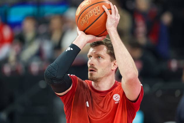 Andreas Obst (FC Bayern Basketball, 13), GER, FC Bayern Basketball vs. Basketball Loewen Braunschweig, Basketball, easycredit Basketball Bundesliga, 25. Spieltag, Saison 2025 2026, 10.03.2026, GER, FC Bayern Basketball vs. Basketball Loewen Braunschweig, Basketball, easycredit Basketball Bundesliga, 25. Spieltag, Saison 2025 2026, 10.03.2026 Muenchen Copyright: xEibner-Pressefoto JennixMaulx EP_JML
