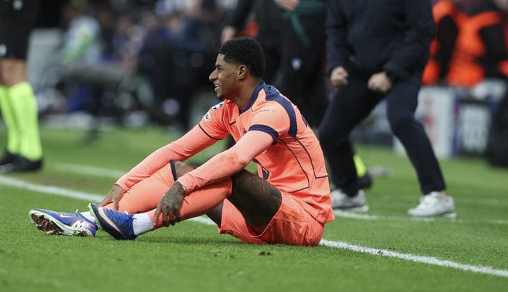 Newcastle v Barcelona, UEFA Champions League, Round of 16, 1st leg 10.03.26 Newcastle v Barcelona, UEFA Champions League, Round of 16, 1st leg Bradley Ormesher The Times Marcus Rashford Of Barcelona  Copyright: xBradleyxOrmesherx NINTCHDBPICT001065618755