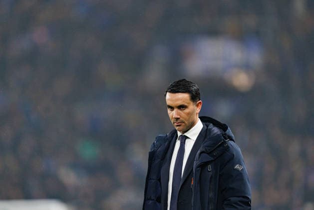 Raffaele Palladino seen during Champions League Round of 16 game between teams of Atalanta Bergamo and Bayern Munchen (Maciej Rogowski Ball Raw Images) Bergamo Estadio Atleti Azzurri d Italia Italy Copyright: xMaciejxRogowskix maciejrogowski_atalanta_bayern_2526_ROG2530
