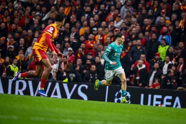 Galatasaray vs Liverpool UEFA Champions League 2025-26 Round of 16 - 1st leg Florian Wirtz of Liverpool FC in action during the match. Galatasaray SK and Liverpool FC faced each other at UEFA Champions League 2025 26 League Round of 16 - 1st leg. The match took place in Ali Sami Yen Rams Park Stadium on March 10th, 2026. Istanbul Istanbul Turkey Copyright: xBurakxBasturkx