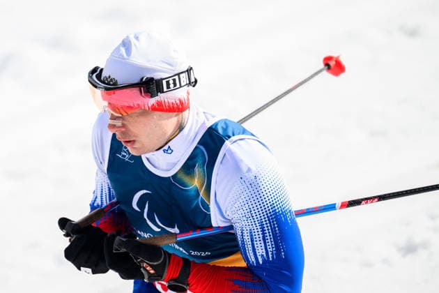 260311 Ivan Golubkov of Russia competes in the men s 10km interval start sitting para cross-country skiing during day 5 of the Milano Cortina 2026 Winter Paralympic Games on March 11, 2026 in Val di Fiemme. Photo: Maxim Thore BILDBYRAN kod MT MT1018 skidor cross-country skiing langrenn paralympic games paralympics paralympiska spel paralympiske leker vinter-paralympics winter paralympics milano cortina 2026 milano cortina 2026 winter paralympic games 5 bbeng ryssland *** 260311 Ivan Golubkov of Russia competes in the men s 10km interval start sitting para cross country skiing during day 5 of the Milano Cortina 2026 Winter Paralympic Games on March 11, 2026 in Val di Fiemme Photo Maxim Thore BILDBYRAN kod MT MT1018 skidor cross country skiing langrenn paralympic games paralympiska spelen paralympiske leker vinter paralympics winter paralympics milano cortina 2026 milano cortina 2026 winter paralympic games 5 bbeng ryssland  Copyright: MAXIMxTHORE BB260311MT006