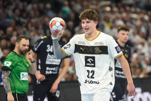 Handball I Herren I Saison 2025-2026 I EHF European League I Hauptrunde I 4. Spieltag I THW Kiel - SG Flensburg-Handewitt I 10.03.2026 Rasmus Ankermann (22, THW Kiel) Copyright: xLobeca JanxKirschnerx