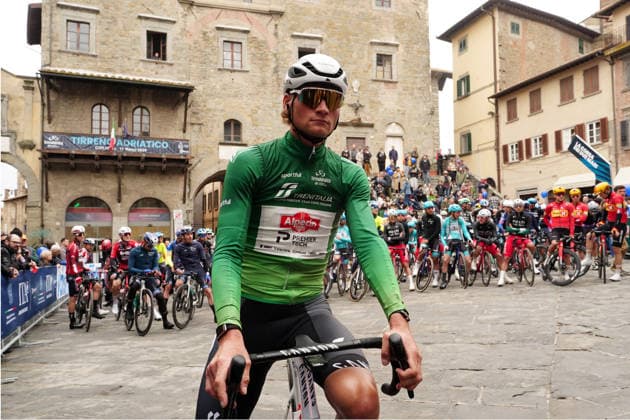 Van Der Poel Mathieu Of Alpecin-Premier Tech during the 221-kilometer Stage 3 of the Tirreno-Adriatico cycling race from Cortona to Magliano de™ Marsi - Italy - Wednesday, March 11, 2026. - cycling .  Copyright: xMassimoxPaolone LaPressex