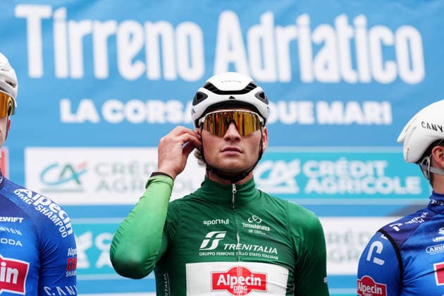 Van Der Poel Mathieu Of Alpecin-Premier Tech during the 221-kilometer Stage 3 of the Tirreno-Adriatico cycling race from Cortona to Magliano de™ Marsi - Italy - Wednesday, March 11, 2026. - cycling .  Copyright: xMassimoxPaolone LaPressex