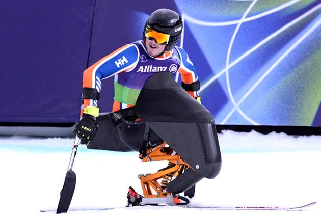 KAMPSCHREUR Jeroen Team NED 1.PLatz Goldmedaille Ski Alpine Kombination sitzend Maenner in Cortina Paralympische Winterspiele 2026 Cortina - Milano am 10.03.2026 in Cortina *** KAMPSCHREUR Jeroen Team NED 1 PLatz Gold Medal Ski Alpine Combined Sitting Men in Cortina Paralympic Winter Games 2026 Cortina Milano on 10 03 2026 in Cortina Copyright: xLacixPerenyix