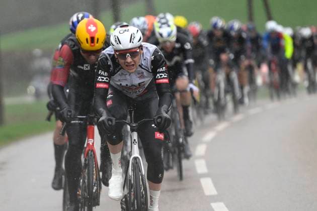 Paris Nice 2026 Stage 4 UCHON, FRANCE - MARCH 11 : rider of team UAE Team Emirates - XRG during stage 4 of the 84th edition of Paris - Nice an UCI World Tour 2.UWT cycling road race stage for Men Elite of 195 km with start in Bourges and finish in Uchon on March 11, 2026 in Uchon, France, 11 03 2026 ( Motordriver Guy De Vuyst - Uchon France  Copyright: xNicoxVereeckenx