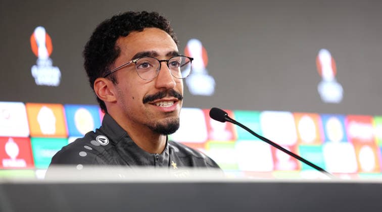 11.03.2026, Deutschland, Stuttgart, Fußball VfB Stuttgart PK, Tiago Tomas Gemäß den Vorgaben der DFL Deutsche Fußball Liga ist es untersagt, in dem Stadion und oder vom Spiel angefertigte Fotoaufnahmen in Form von Sequenzbildern und oder videoähnlichen Fotostrecken zu verwerten bzw. verwerten zu lassen.
