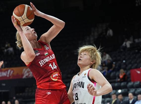 Japan v Hungary - FIBA Women s Basketball World Cup 2026 Qualifying Tournaments ISTANBUL, TURKIYE - MARCH 11: Japan’s Maki Takada (8) and Hungary’s Dorka Juhasz (14) compete for the ball during the FIBA Women’s Basketball World Cup Qualifiers Group C match between Japan and Hungary at the Turkcell Basketball Development Center in Istanbul, Turkiye, on March 11, 2026. Esra Bilgin Anadolu Istanbul Turkey. Editorial use only. Please get in touch for any other usage.  Copyright: x2026xAnadoluxEsraxBilginx