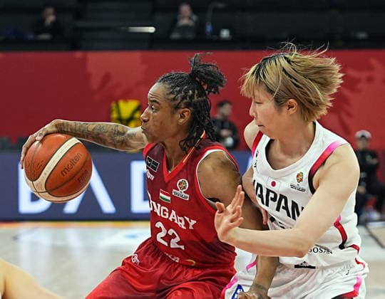 Japan v Hungary - FIBA Women s Basketball World Cup 2026 Qualifying Tournaments ISTANBUL, TURKIYE - MARCH 11: Japan’s Nanako Todo (R) and Hungary’s Yvonne Turner (22) compete for the ball during the FIBA Women’s Basketball World Cup Qualifiers Group C match between Japan and Hungary at the Turkcell Basketball Development Center in Istanbul, Turkiye, on March 11, 2026. Esra Bilgin Anadolu Istanbul Turkey. Editorial use only. Please get in touch for any other usage.  Copyright: x2026xAnadoluxEsraxBilginx