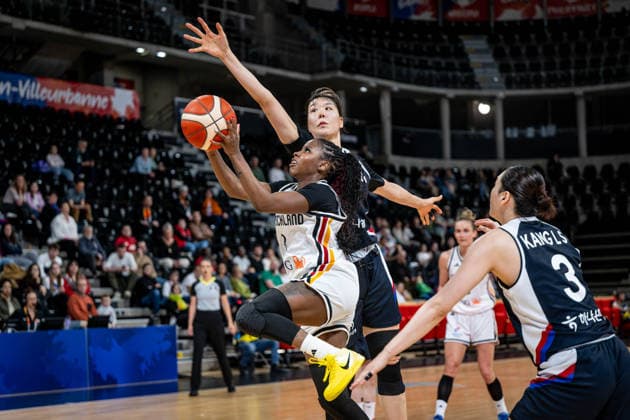 Basketball Villeurbanne 11.03.2026 Wommen™s Basketball World Cup 2026 Qualifying Tournament Deutschland (GER) - Südkorea (KOR) Alexis Peterson (Deutschland, No.01)