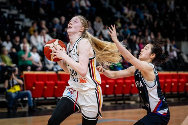 Basketball Villeurbanne 11.03.2026 Wommen™s Basketball World Cup 2026 Qualifying Tournament Deutschland (GER) - Südkorea (KOR) Frida Bühner (Deutschland, No.20)