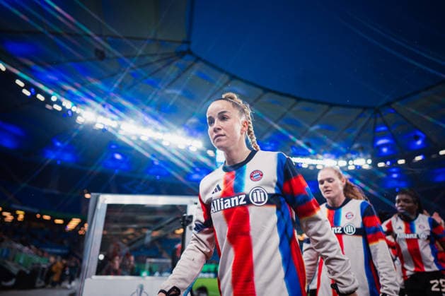 DFB-Pokal Frauen: Hamburger SV vs. FC Bayern München,11.03.2026 Giulia Gwinn (FC Bayern München, 7) (mit Sternfilter); Fußball, DFB-Pokal Frauen, Viertelfinale: Hamburger SV vs. FC Bayern München am 11.03.2026 im Volksparkstadion, Hamburg DFB REGULATIONS PROHIBIT ANY USE OF PHOTOGRAPHS AS IMAGE SEQUENCES AND OR QUASI-VIDEO. Copyright: xBEAUTIFULxSPORTS Tonhäuserx