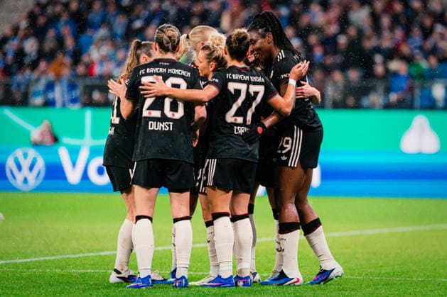 DFB-Pokal Frauen: Hamburger SV vs. FC Bayern München,11.03.2026 TOR, JUBEL zum 1:0 durch Edna Imade (FC Bayern München, 29); Fußball, DFB-Pokal Frauen, Viertelfinale: Hamburger SV vs. FC Bayern München am 11.03.2026 im Volksparkstadion, Hamburg DFB REGULATIONS PROHIBIT ANY USE OF PHOTOGRAPHS AS IMAGE SEQUENCES AND OR QUASI-VIDEO. Copyright: xBEAUTIFULxSPORTS Tonhäuserx