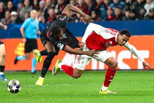 UEFA Champions League 2025 2026 Bayer 04 Leverkusen vs. Arsenal, Achtelfinale, Round of 16 - Hinrunde, Mittwoch, 11.03.2026 BayArena (Nordrhein-Westfalen, Deutschland) Copyright: xCelinaxLeiersx